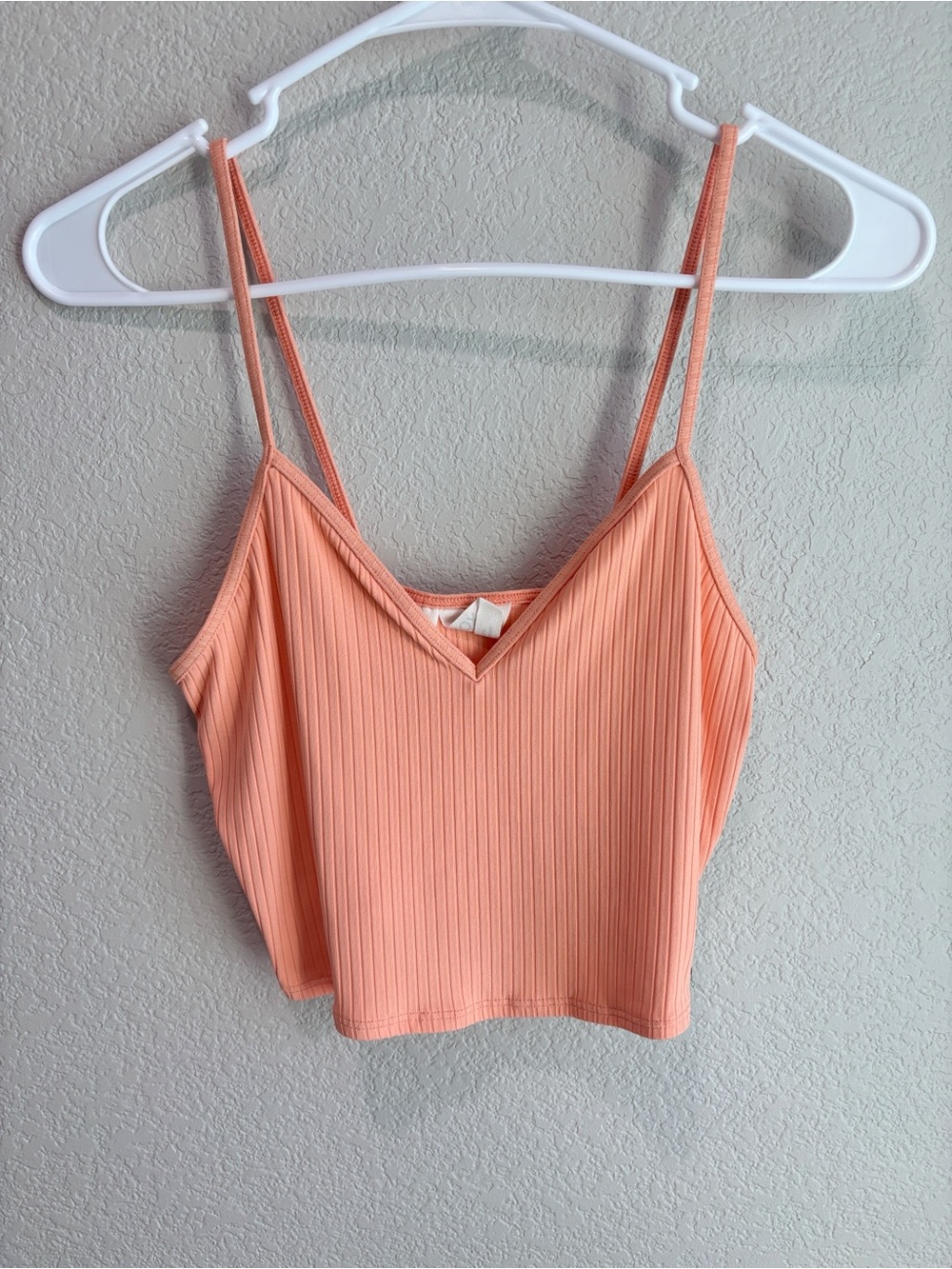 Roxy Brami Strappy Cropped Tank Top Orange Coral Womenβs Size Medium